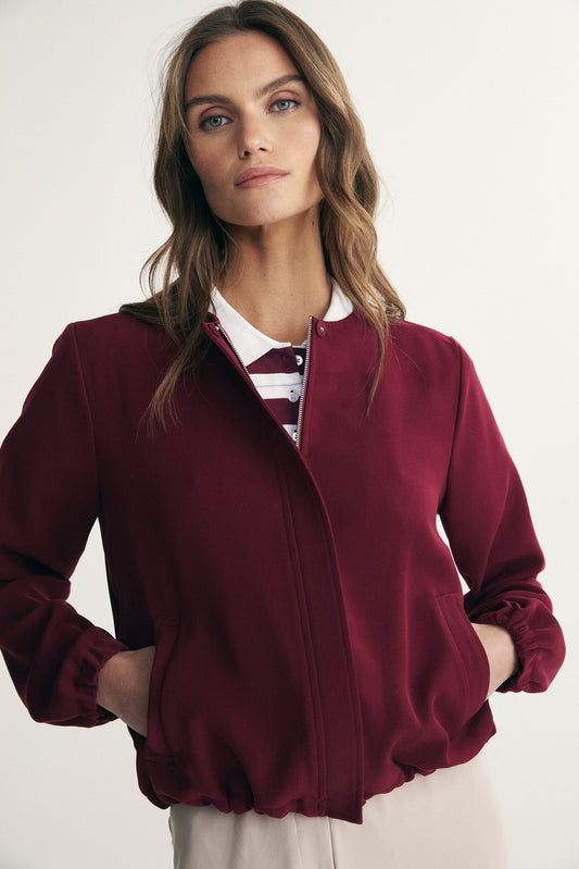 Jacket with drawstring