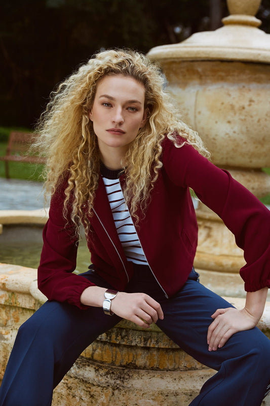 Jacket with drawstring